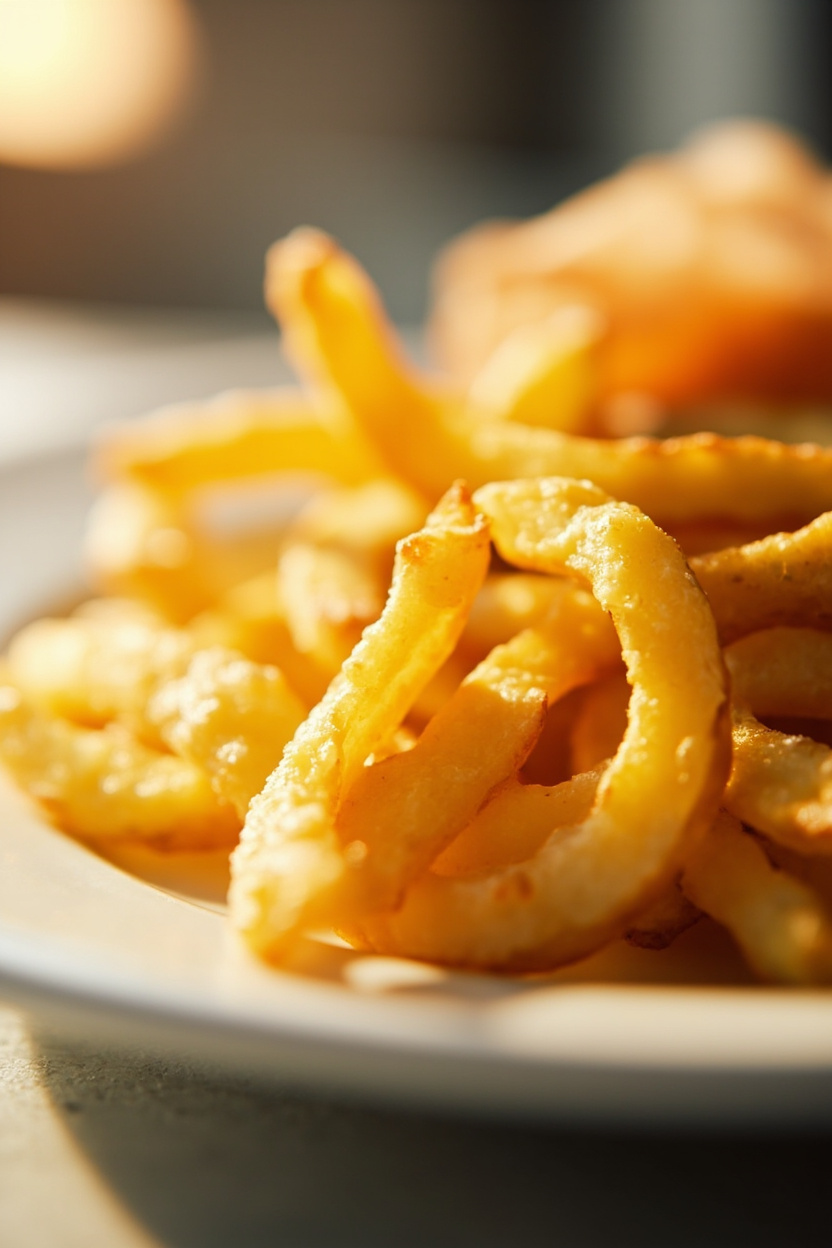 blanching french fries