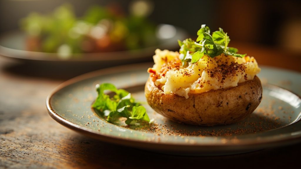 crispy skin baked potato