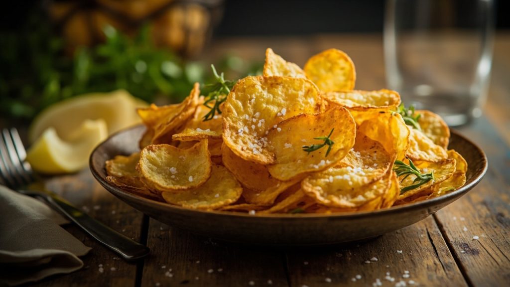 homemade potato chips