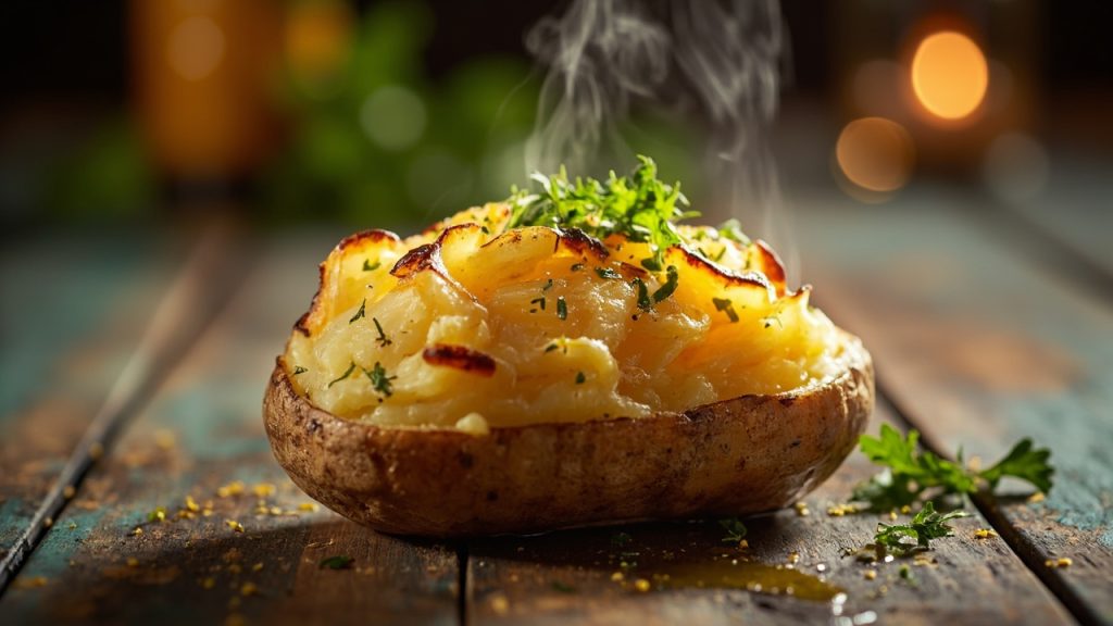 microwave baked potato