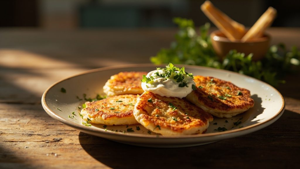 potato latkes