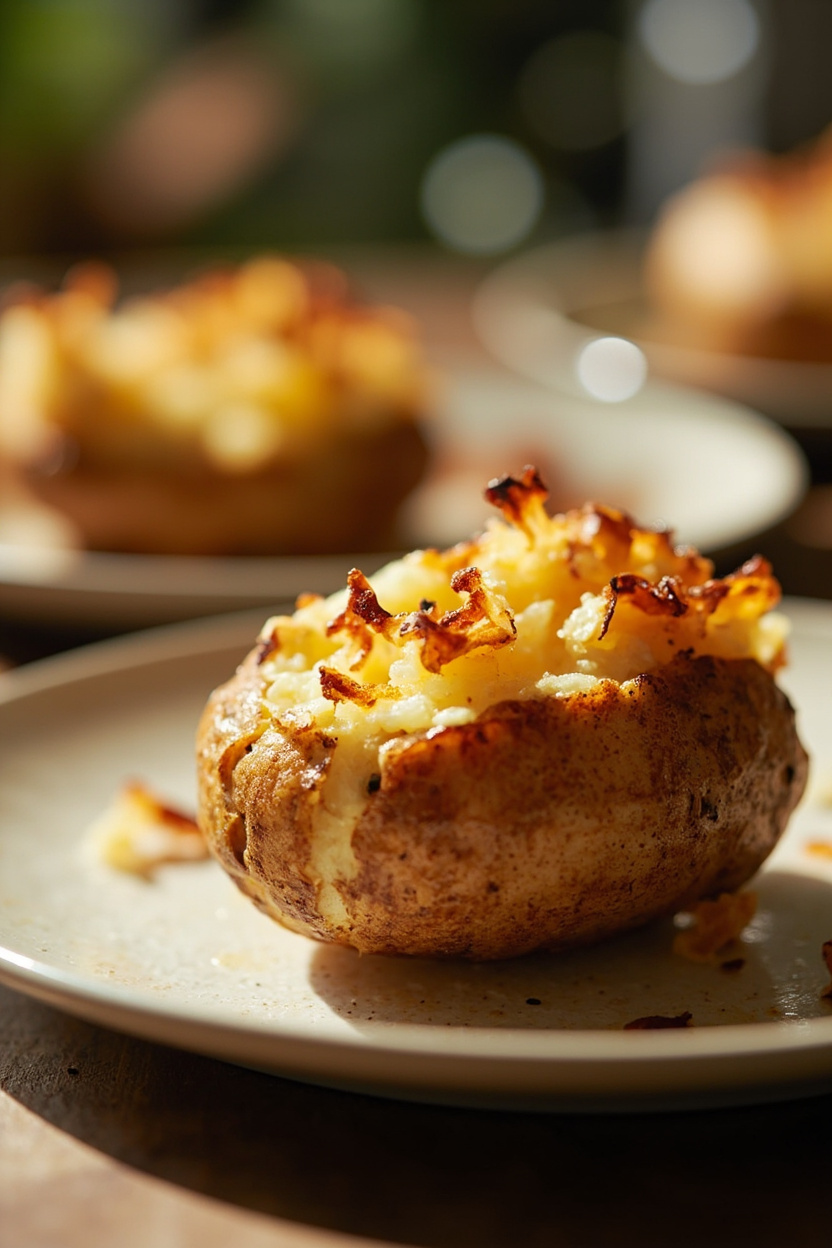 crispy skin baked potato