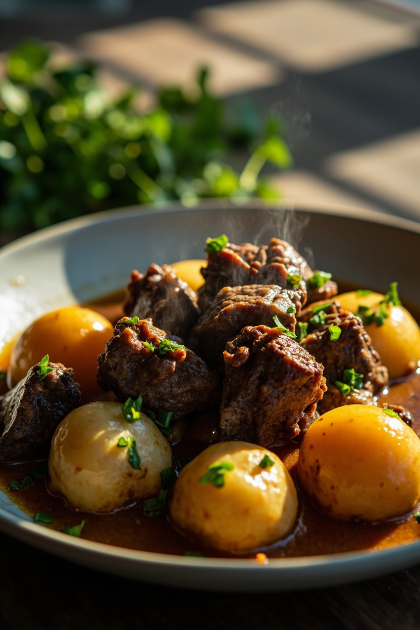 beef stew with potatoes