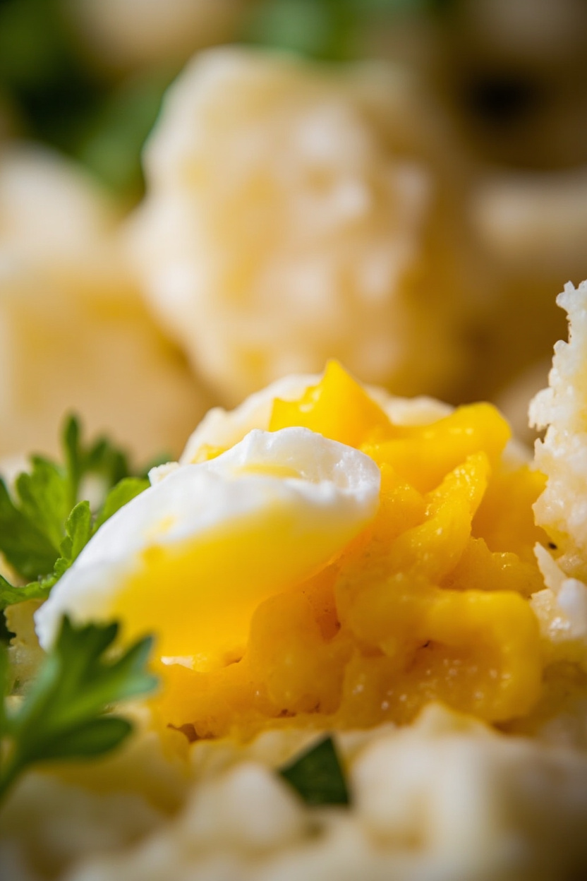 classic potato salad with egg