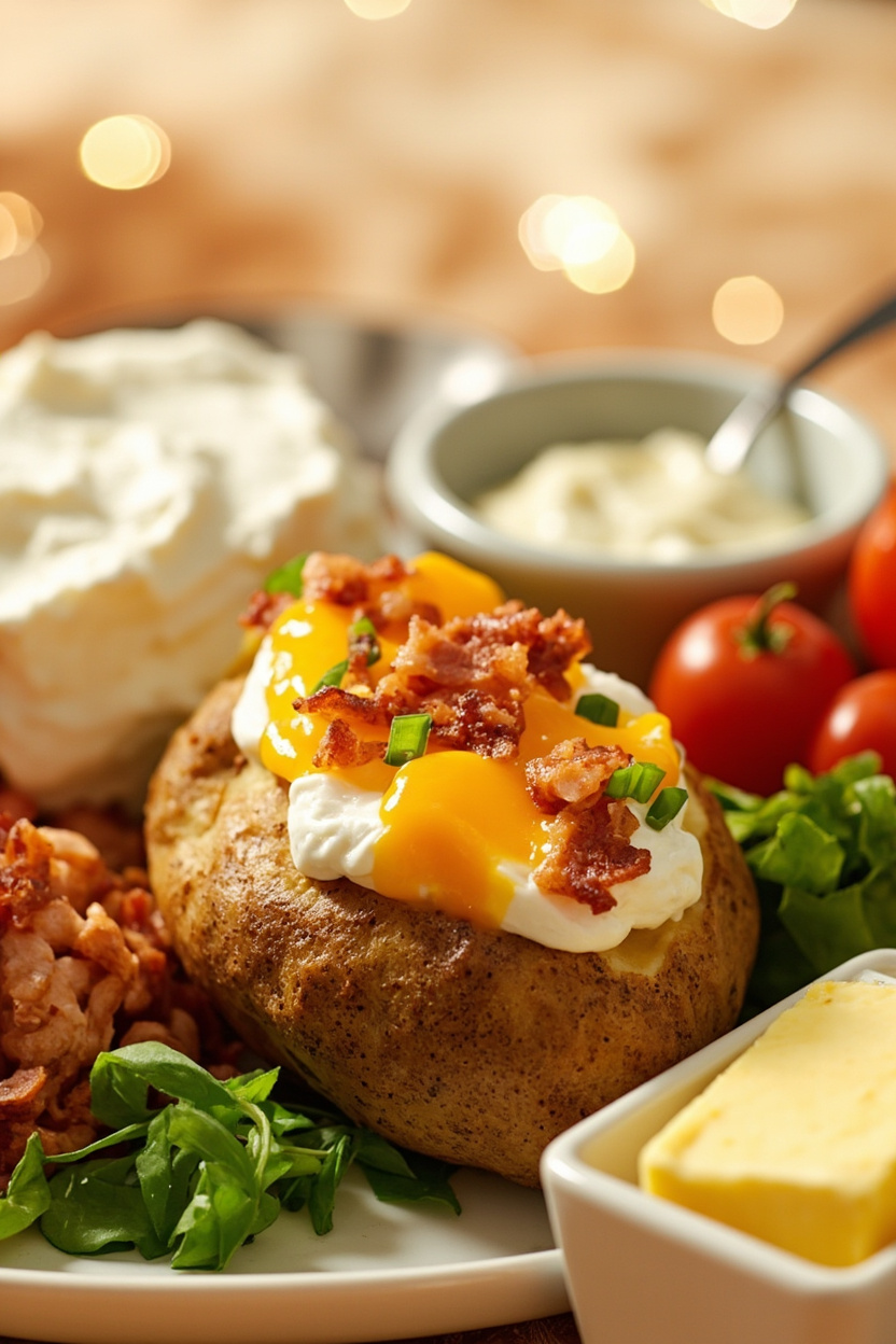 baked potato bar toppings