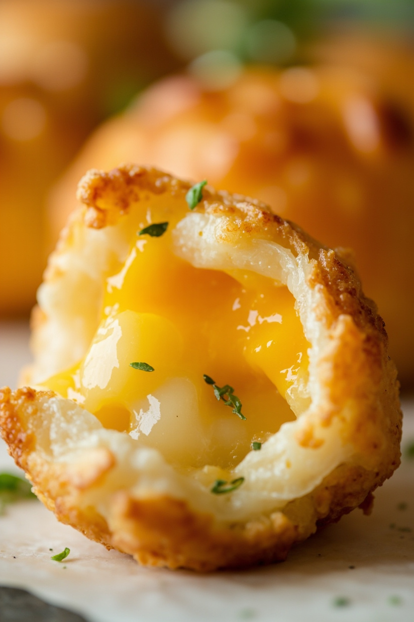 cheesy mashed potato puffs