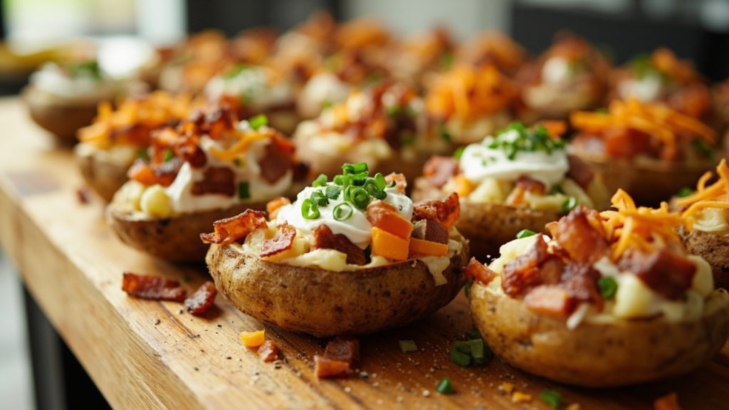 baked potato bar for a crowd