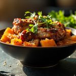 bbq chicken sweet potato bowl