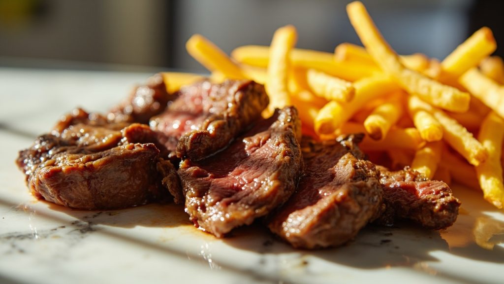 beef and fries