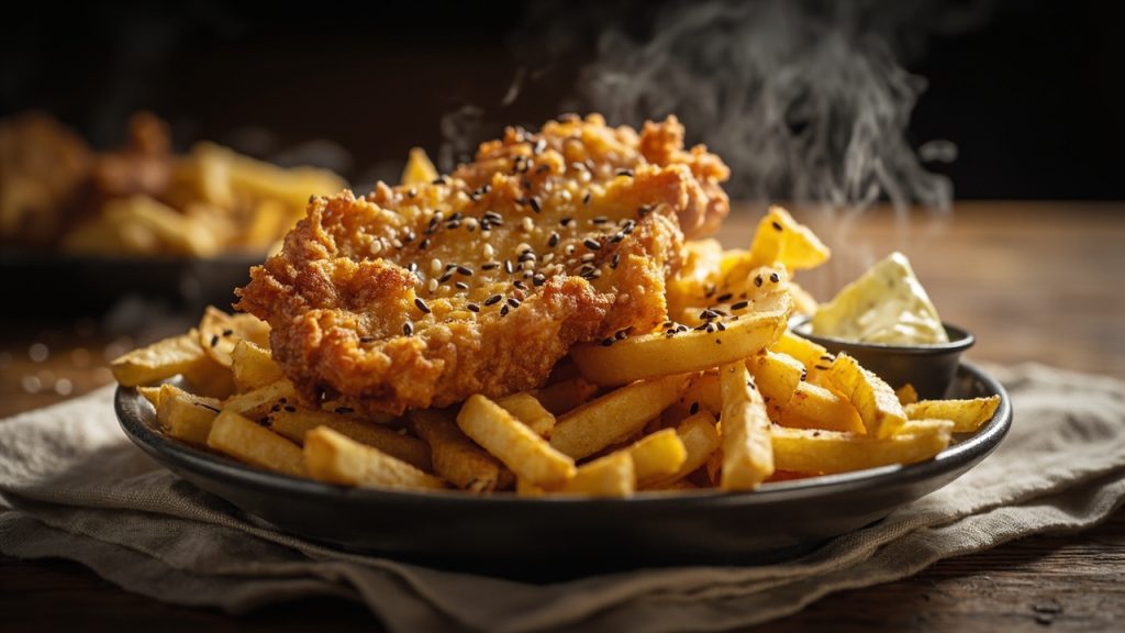 Fish and Fries: Classic Beer-Battered Fish & Chips fish and fries