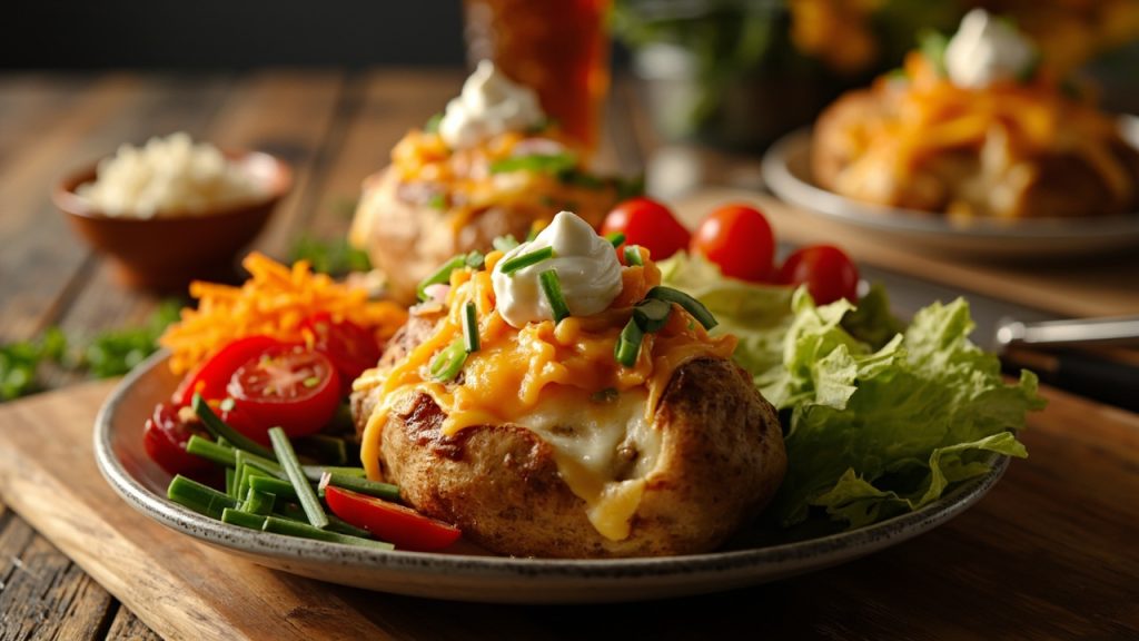 baked potato bar toppings