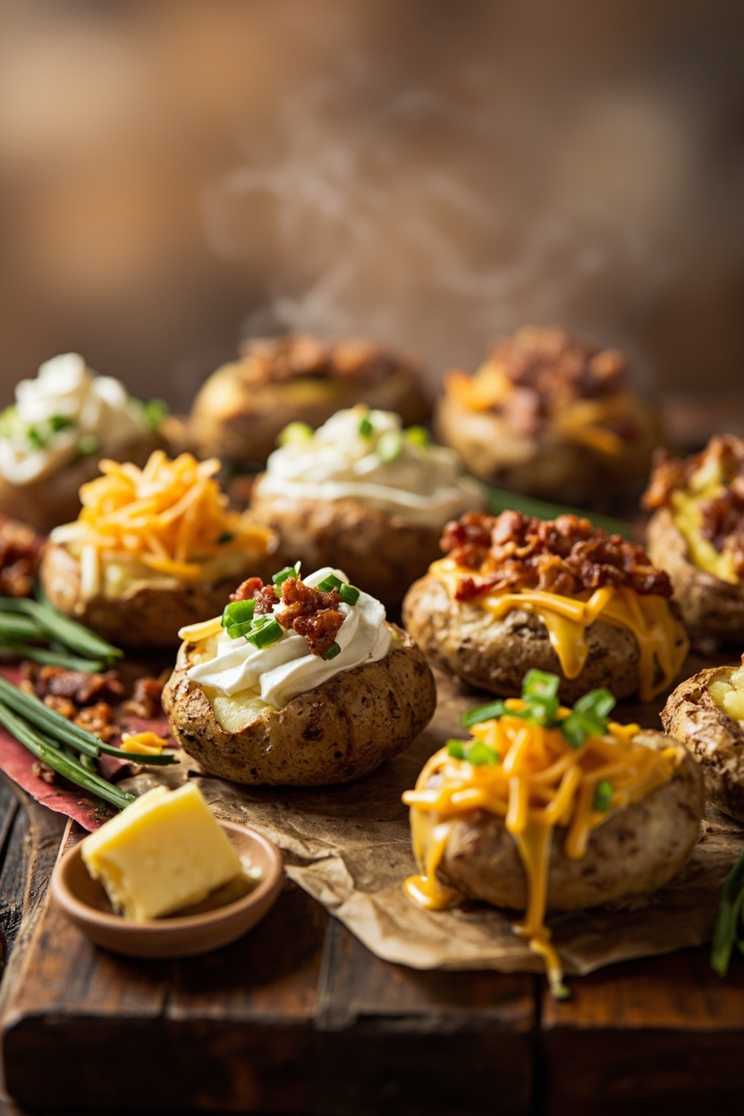 baked potato bar for a crowd