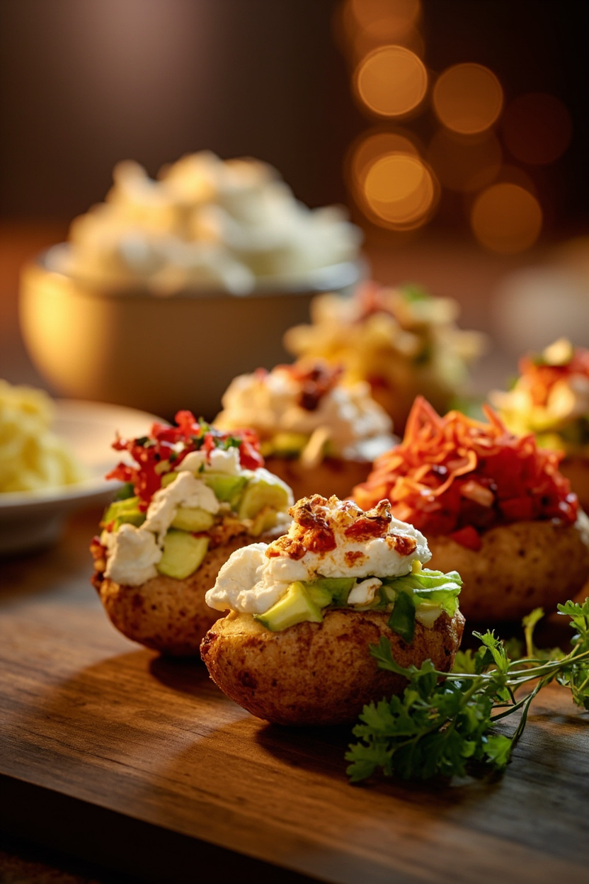 baked potato bar for a crowd