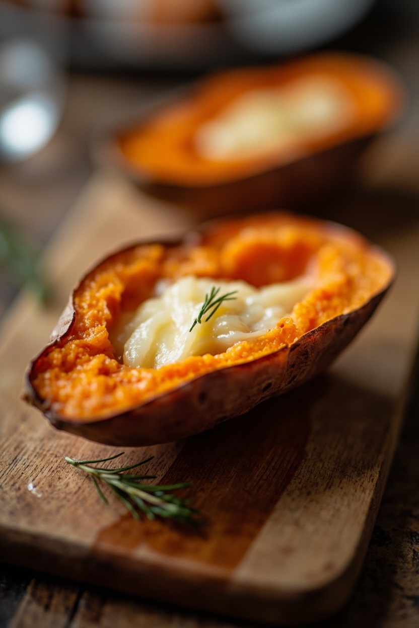 bake sweet potato in oven