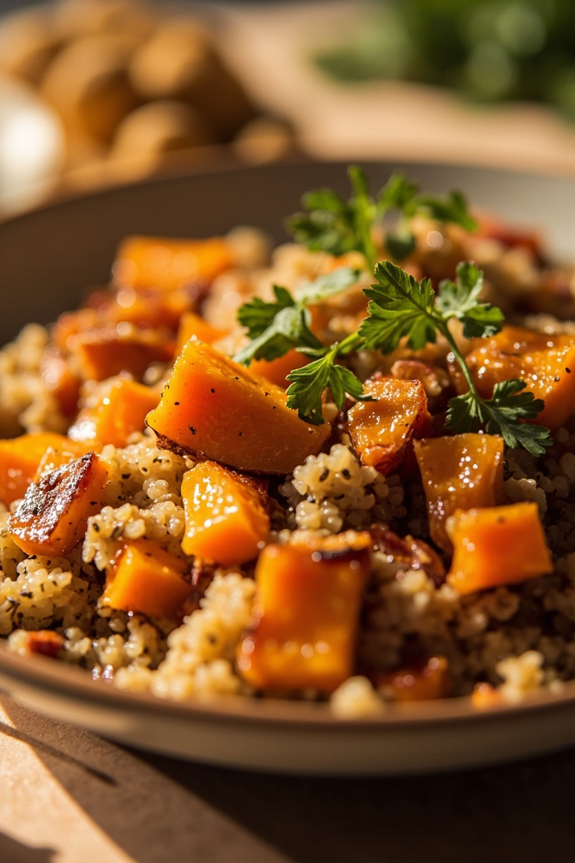 sweet potato quinoa salad
