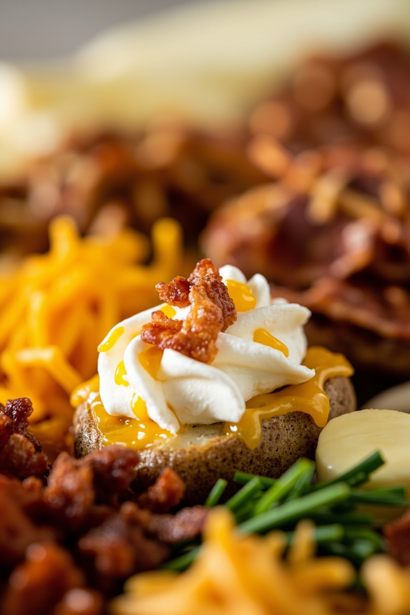 baked potato charcuterie board