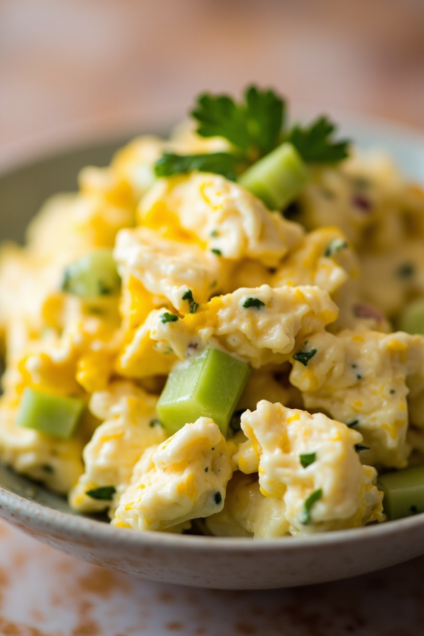 classic potato salad with egg