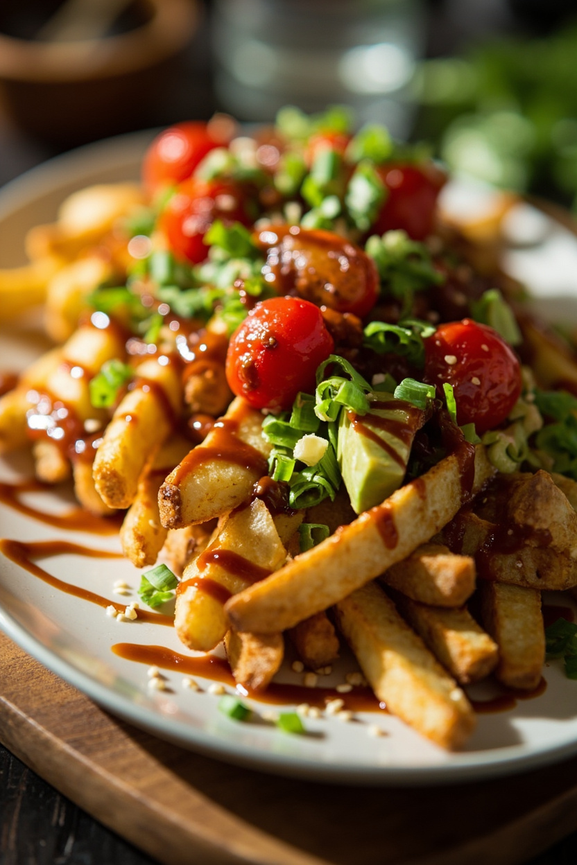 vegan loaded fries
