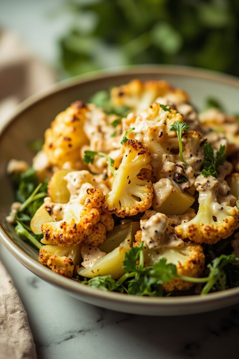 cauliflower potato salad