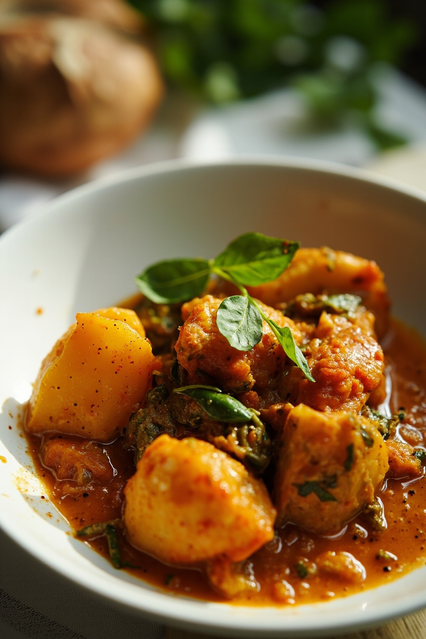 vegetarian potato curry