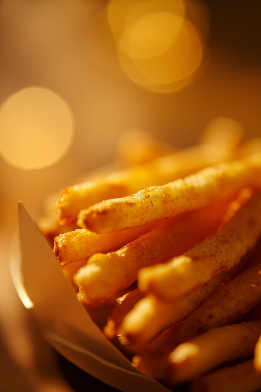 dinner with fries on the side