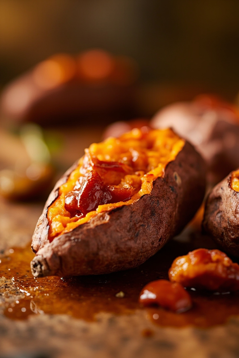 bake sweet potato in oven