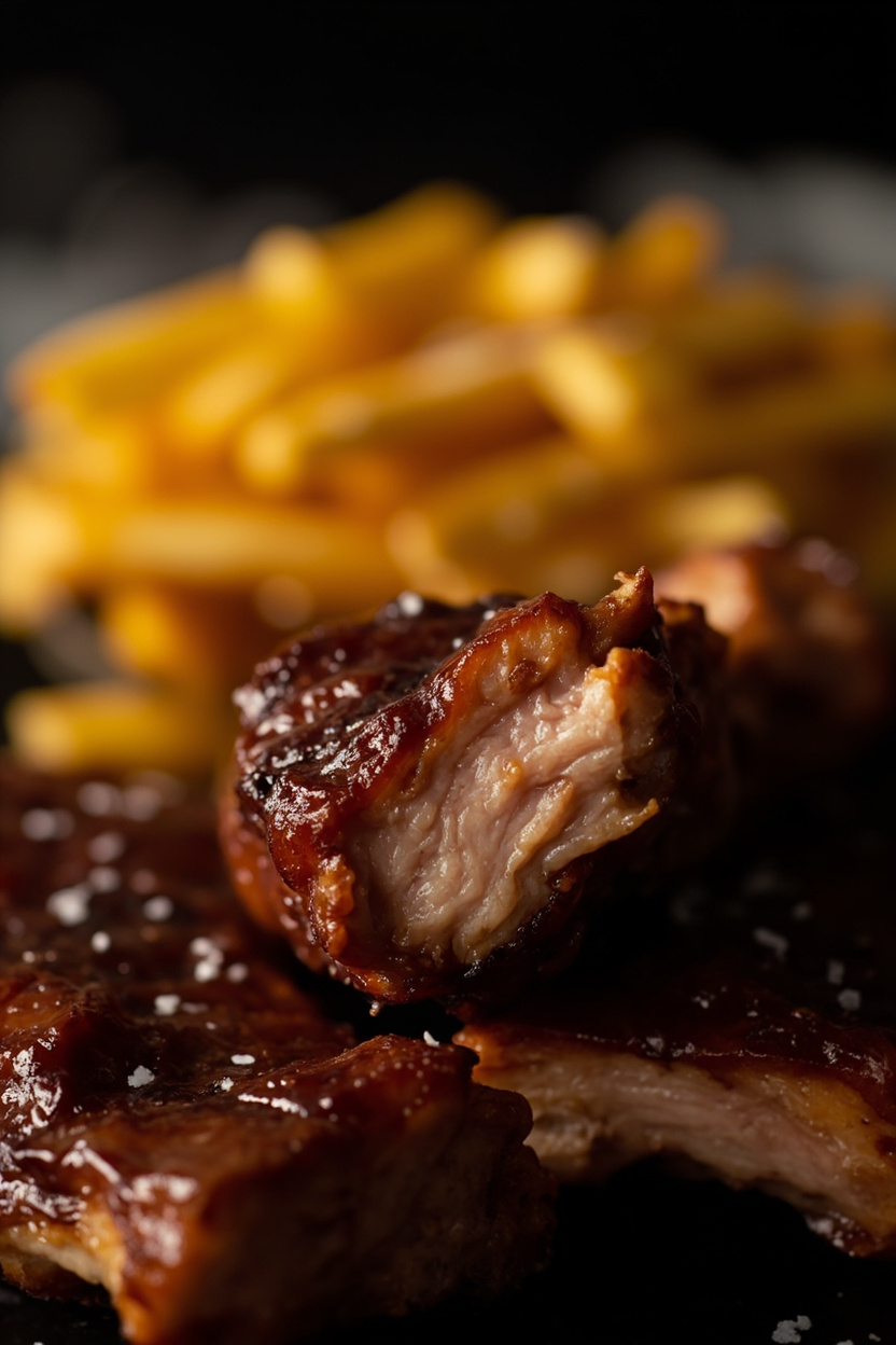 ribs and fries