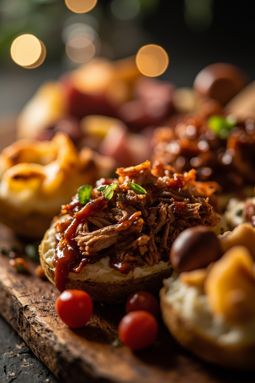 baked potato charcuterie board