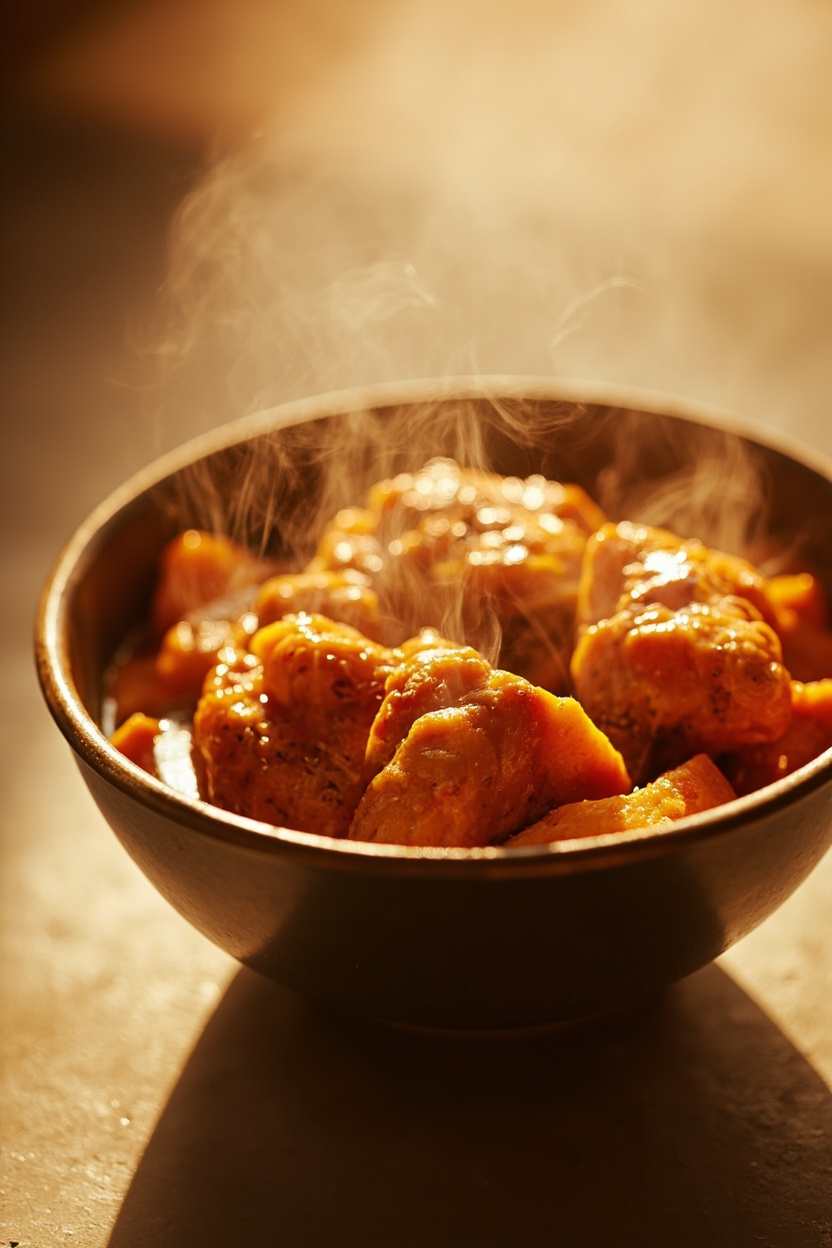 chicken and sweet potato bowl