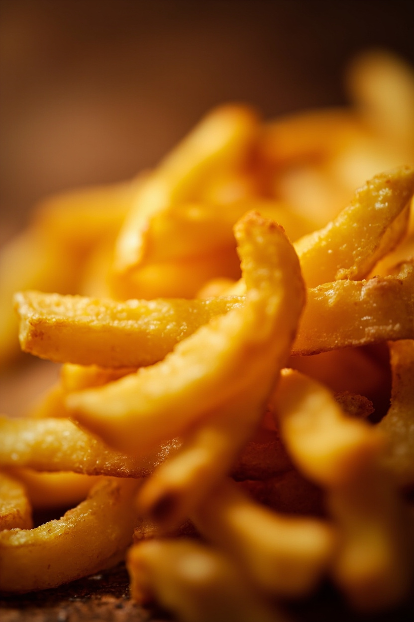 dinner with fries on the side