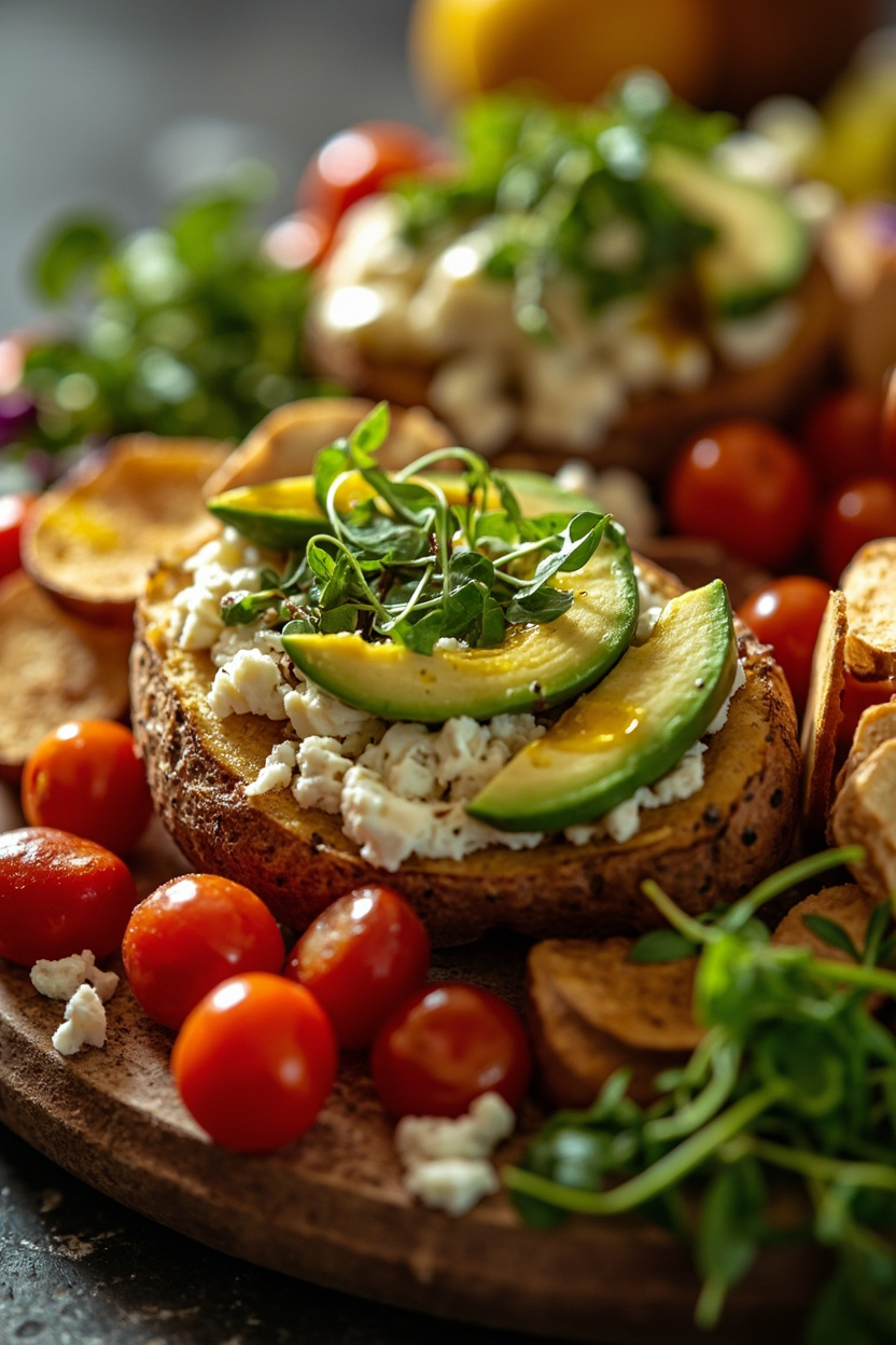 baked potato charcuterie board